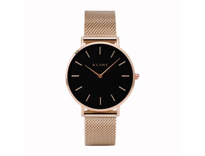 Dámské hodinky ve zlaté barvě